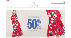 Desktop Screenshot of kaffe-clothing.com