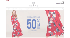 Desktop Screenshot of kaffe-clothing.dk